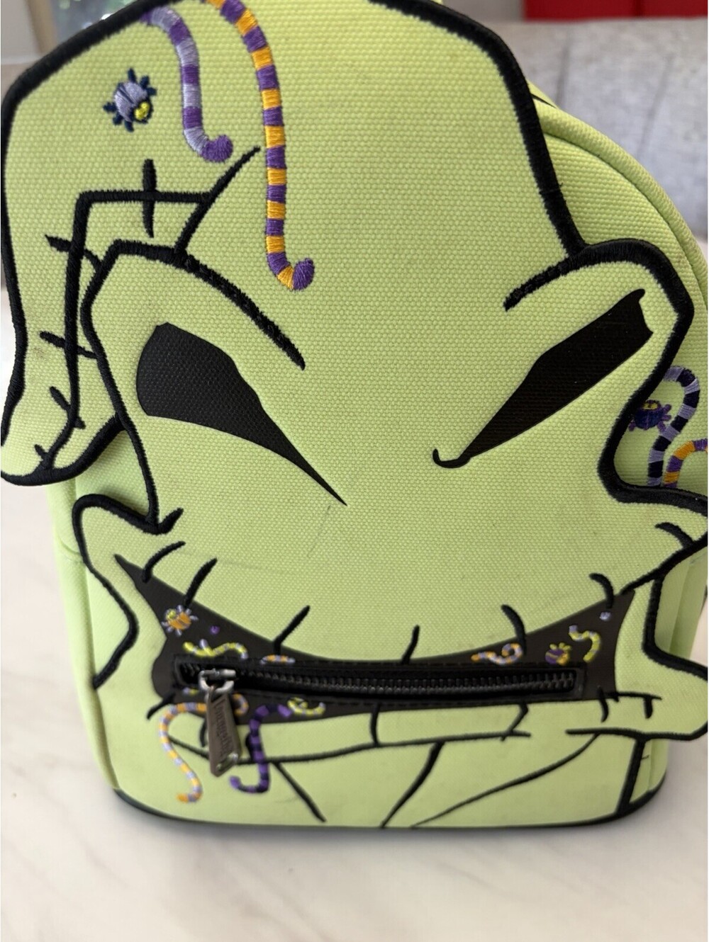 Loungefly Nightmare Before Christmas Oogie Boogie Purse Mini Backpack bag used